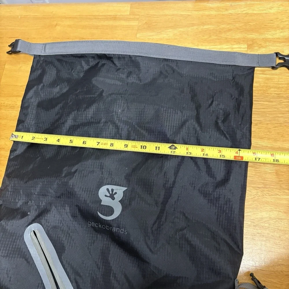 Geckobrands Backpack Bag Lightweight 30 L Waterproof Black Gray